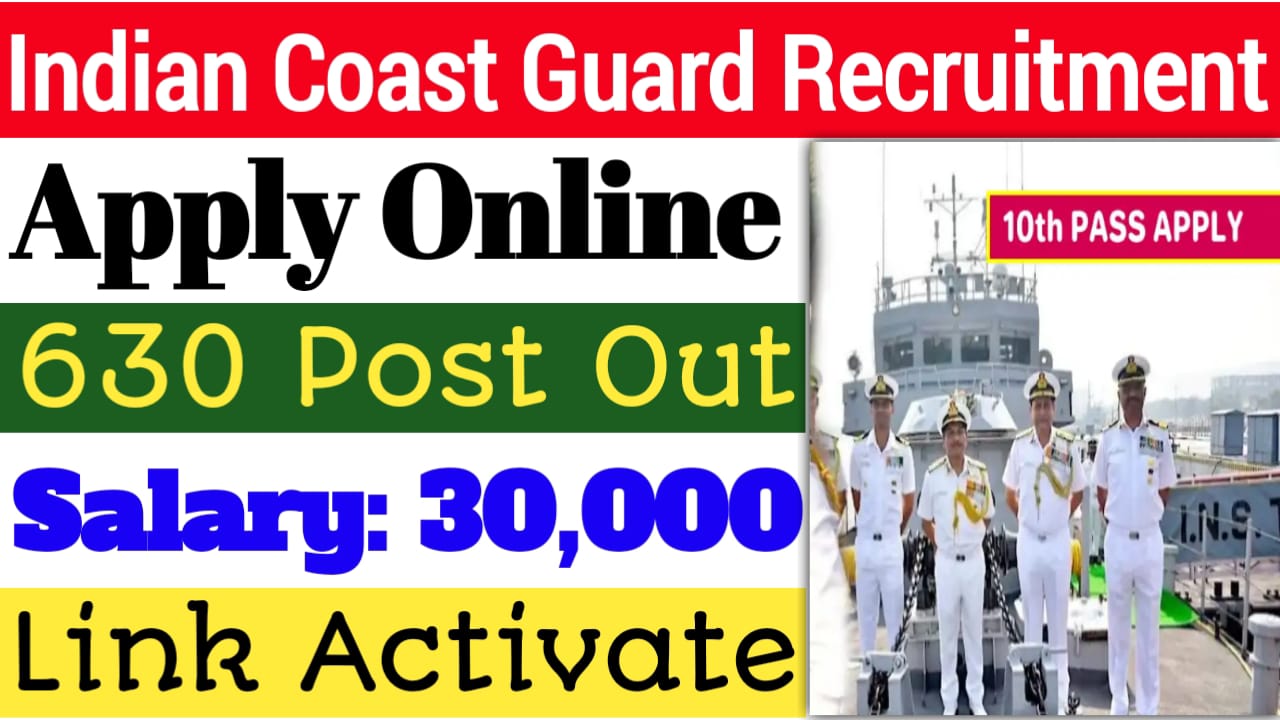 Indian Coast Guard Recruitment 2025
